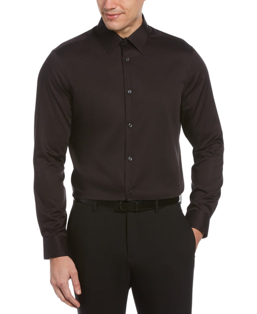 Non-Iron Regular Fit Essential Dress Shirt | Perry Ellis