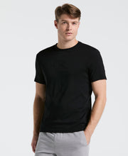 Bold Signature Crew Neck Tee (Black) 