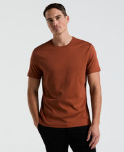 Cool Interlock Crew Neck Tee (Rustic Brown) 