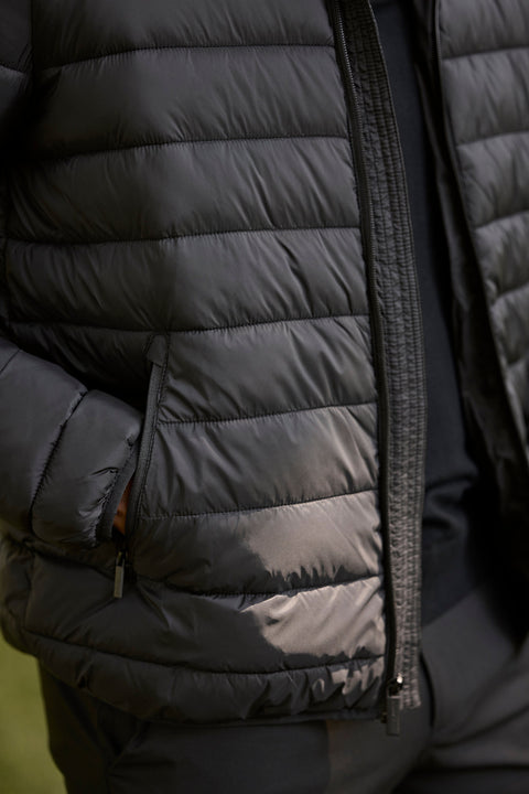 Lightweight Hooded Puffer Jacket