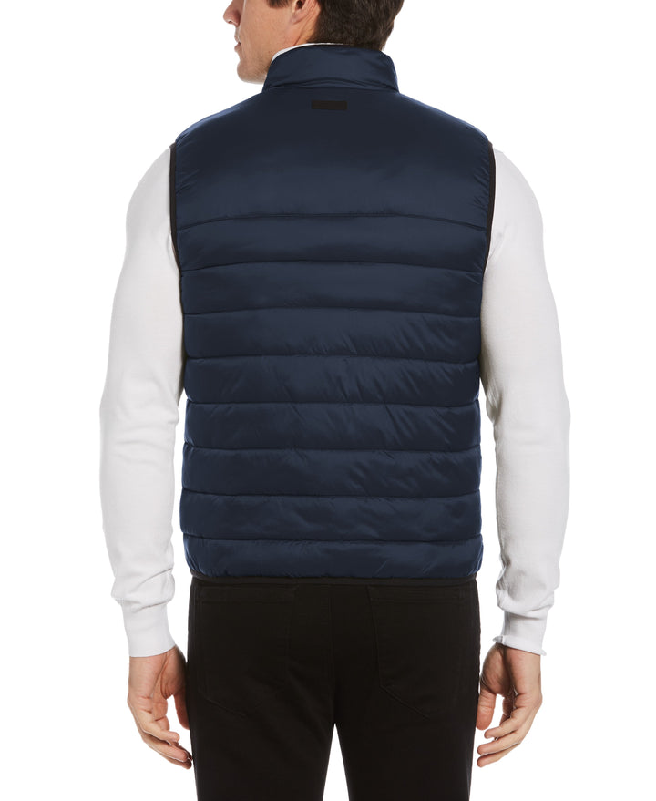 Lightweight Puffer Vest Blue Perry Ellis