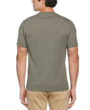 Rib Knit Crew Neck Tee (Mulled Basil) 