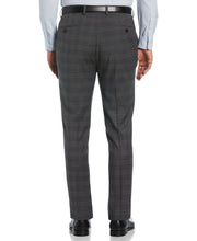 Slim Fit Deco Plaid Suit Pant (Grey/Brown) 