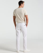 Slim Fit Flat Front Chino Pant (Bright White) 