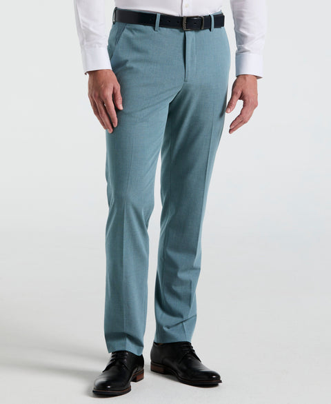 Dobby Louis Slim Fit Suit Pants (Reef Waters) 