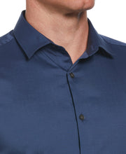 Slim Fit Smart Dress Shirt (Dark Denim) 