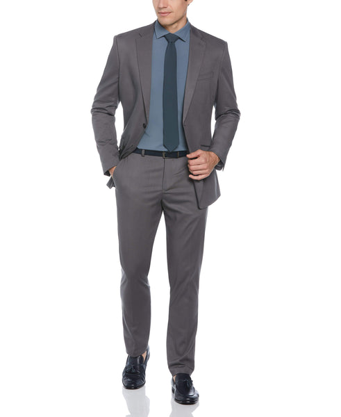 Slim Fit Smoked Pearl Performance Tech Suit | Perry Ellis