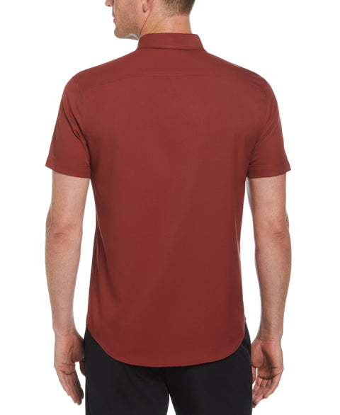 Total Stretch Twill Solid Shirt (Russet Brown) 