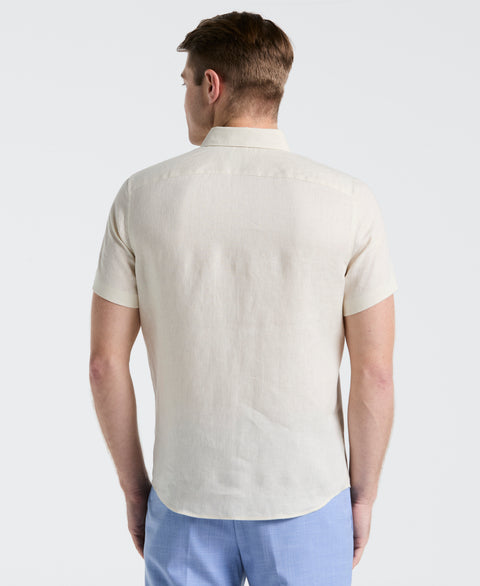 Solid Linen Shirt (Natural Linen) 