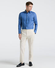 Solid Linen Shirt (Dutch Blue) 