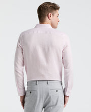 Solid Linen Shirt (Orchid Ice) 