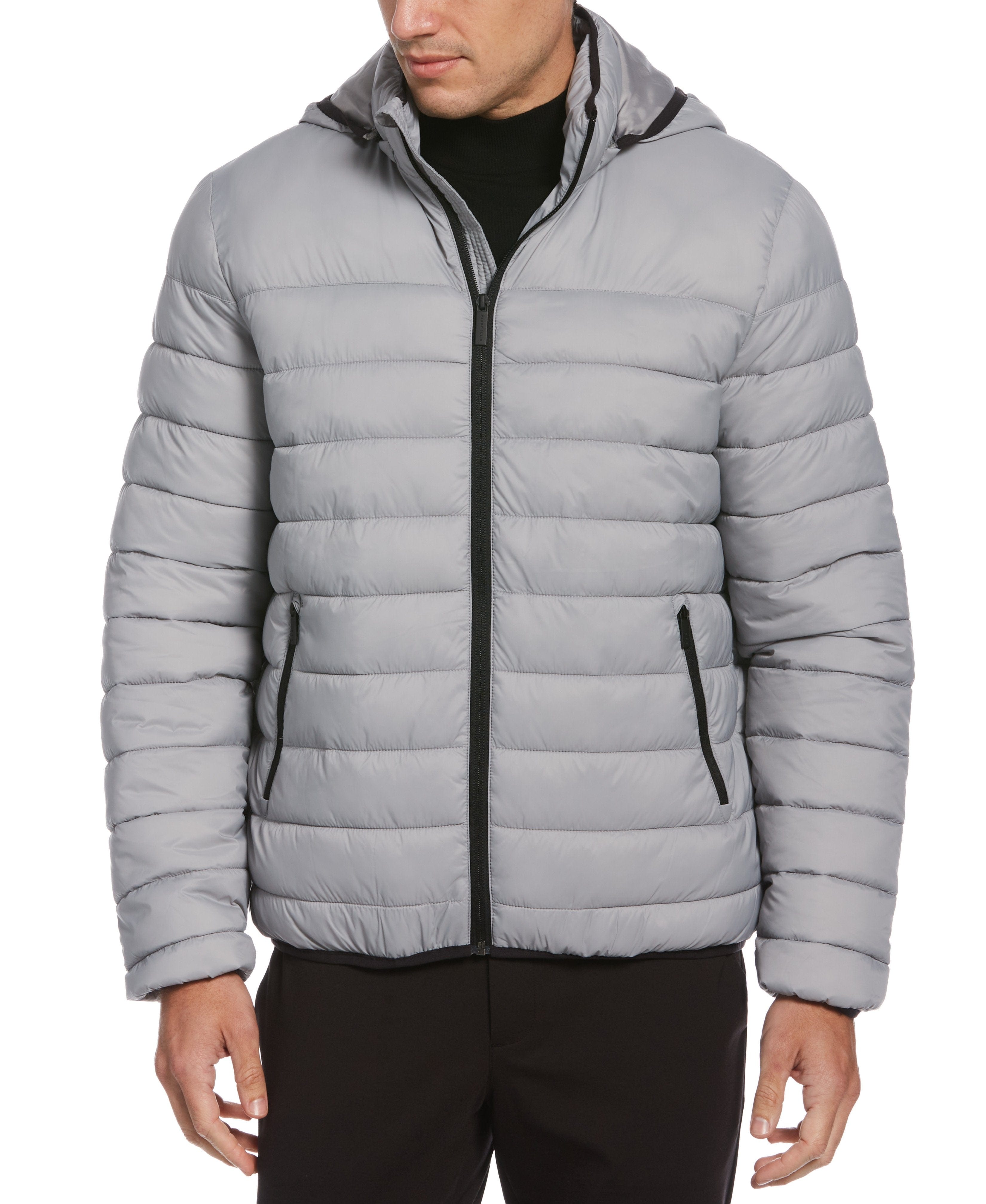 Lightweight Hooded Puffer Jacket | Perry Ellis