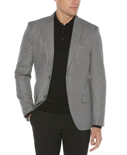 Slim Fit Twill Gray Suit Jacket | Perry Ellis